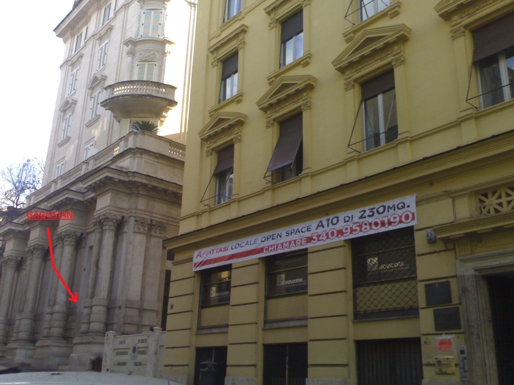 Fine novembre, succede in Via Crispi, a Roma. Un nuovo museo, o uno spazio disponibile che pare fatto apposta per una galleria. Tutto sotto l’occhio del dirimpettaio Gagosian