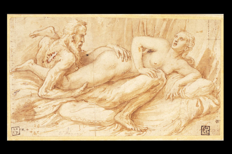 Giulio Romano Amanti 1530 circa Budapest Szépmüvészeti Múzeum Il Rinascimento a Roma, lo spettro di una mostra mitica