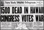 pearl harbor newspaper “Fate presto”: stratigrafia di un titolo