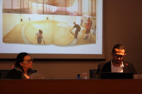 un momento del simposio Arte contro il disimpegno. Giovani curatori crescono