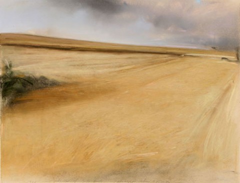 unopera di Piero Guccione Guccione al Padiglione Italia. Finissage cinematografico in Biennale, con la proiezione del film dedicato al maestro siciliano