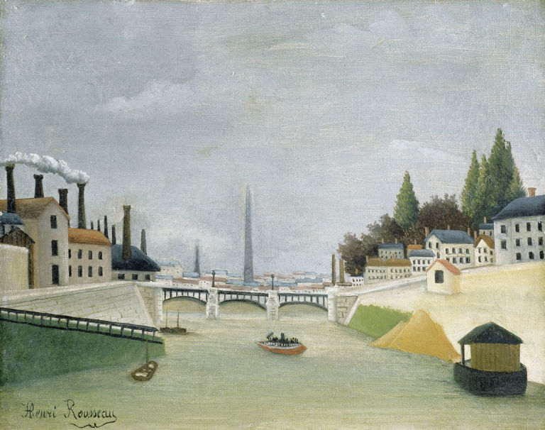 03. Henri Rousseau Veduta del Pont de Grenelle Trocadeo Scrigni ticinesi. E non sono banche