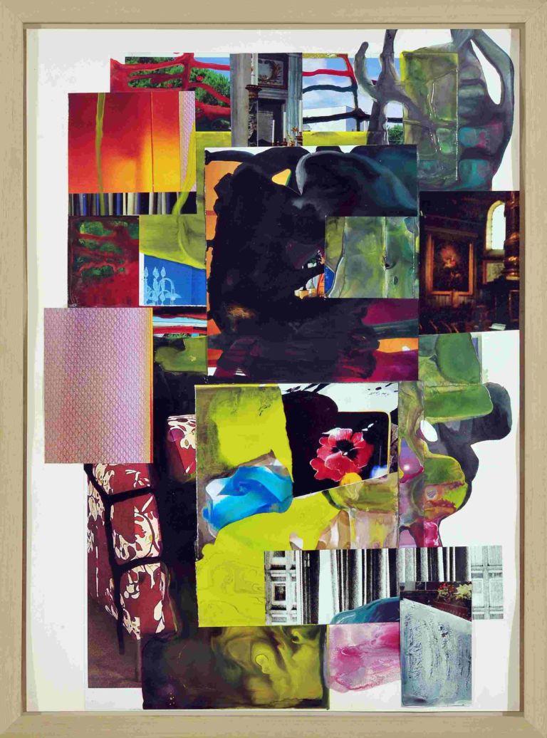 3 G. Pontrelli Puoi farlo ma devi subito mettere in ordine 1 2011 collage e tecnica mista su carta cm 42x59 Viaggio nella pittura. Dall’esterno alla galleria