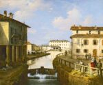 Angelo Inganni Il Naviglio dal ponte di San Marco Nel cuore della città