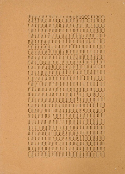 Dadamaino Lettera 7 dell alfabeto della mente 1980 ink on paper cm.25x18 Lettere d’autore: scrivere per pensare