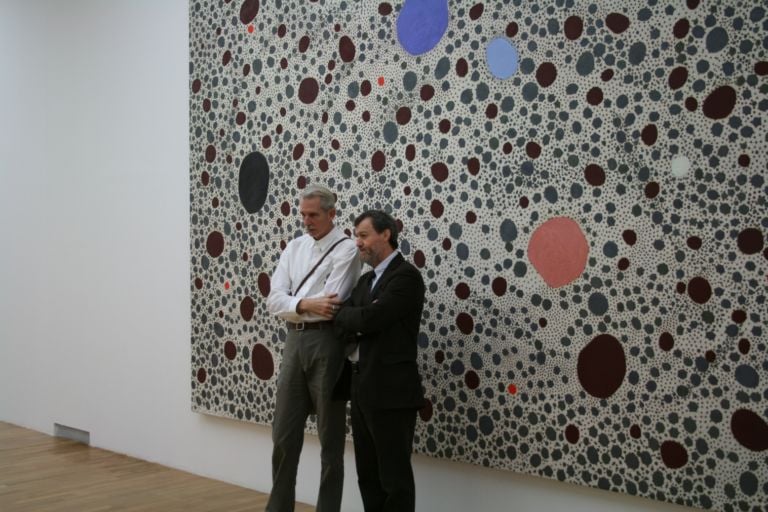 James Brown e Danilo Eccher alla mostra della GAM, Torino 2011