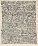 Irma BlankEigenschriften Untitled1970pastello su cartone 46×38cm Lettere d’autore: scrivere per pensare
