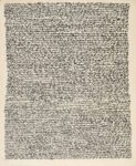 Irma BlankEigenschriften Untitled1970pastello su cartone 46×38cm Lettere d’autore: scrivere per pensare