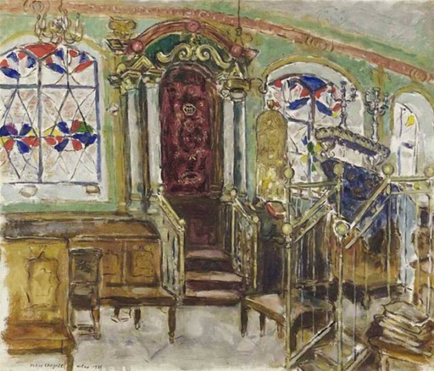 In sinagoga, tele e pennelli. Tre rari dipinti di Chagall illuminano da Sotheby’s New York l’asta di Arte Israeliana