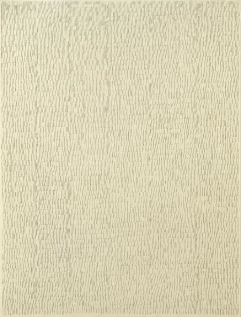 Marcia Hafif February 18 1972 1972 pencil on paper cm.60x455 Lettere d’autore: scrivere per pensare