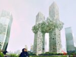 Mvrdv The cloud Seul 1 Si ispira a una nuvola, è solo l’esperimento di una nuova città in quota. Eppure The cloud, il progetto di Mvrdv a Seul, ricorda tanto l’11 settembre…