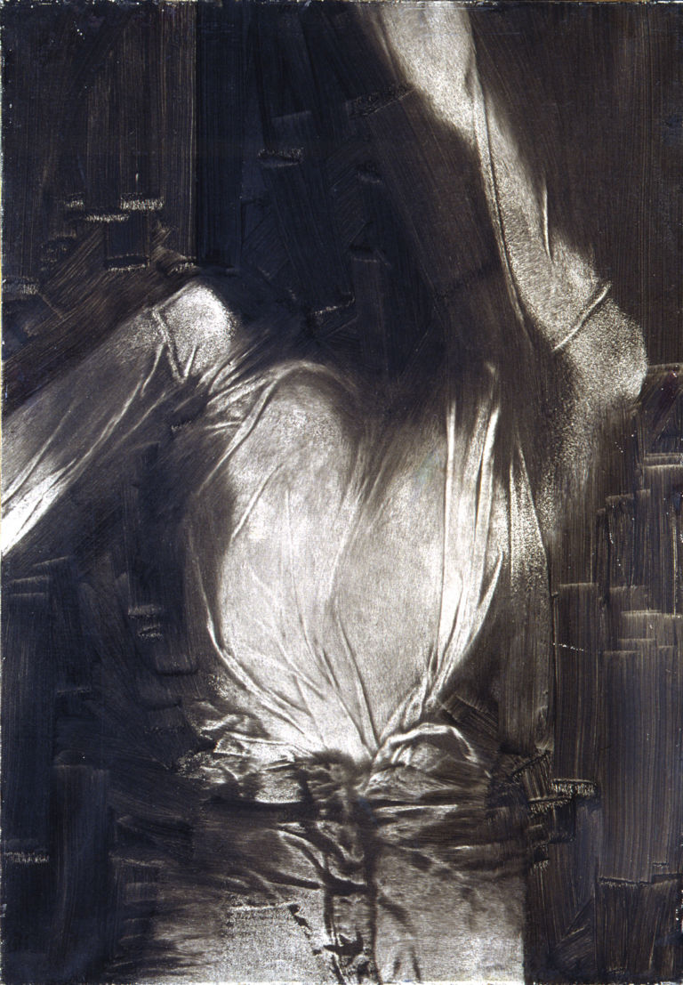 Antonio Recalcati Figura che si perde nel buio 1962 olio su Una mostra con la colonna sonora