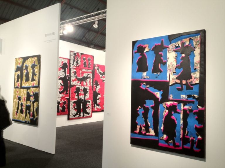 Art Los Angeles Contemporary. Ed Moses alla ACE Gallery Los Angeles Updates: collezionisti in jeans e sneakers, pochi VIP e zero popstar milionarie. Ma a Contemporary si vende tanto, e a tanto