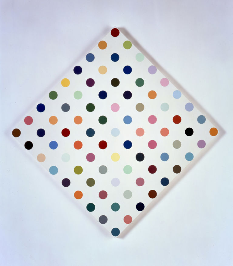 DAMIEN HIRST 2005 Eucatropine© Damien Hirst and Science Ltd. Gagosian a pois. C’è Damien Hirst