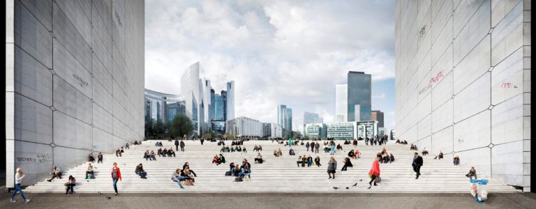FRP2 Galerie Gourvennec Ogor Marsiglia 7 Dallo spazio infinito all’elemento definito. Si spinge fino a Marsiglia il duo milanese FRP2 per presentare i suoi ultimi paesaggi urbani, ecco la fotogallery