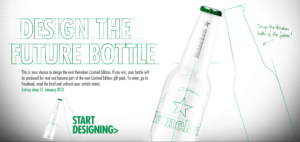 Bevi birra, e sei su Facebook? Hai tutto quel che ti occorre: puoi disegnare la tua bottiglia a concorrere all’Heineken Limited Edition