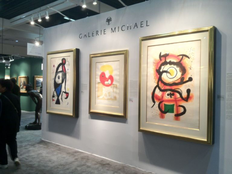 LA Fine Art Show Miro e Dali Los Angeles Updates: Damien Hirst si alterna a Renoir e Monet, corridoi pieni a LA Art Show. Ma è nel Contemporary che Los Angeles può creare un’alternativa alla East Coast