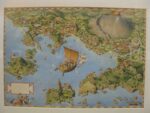 Roberto Innocenti Mappa del parco archeologico della provincia di Napoli 2007 China e acrilico liquido Courtesy Privacy, illustrazioni sul tema