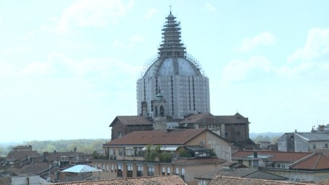 il cupolone ingabbiato Notizie ingiustamente trascurate. La riapertura del Duomo di Pavia