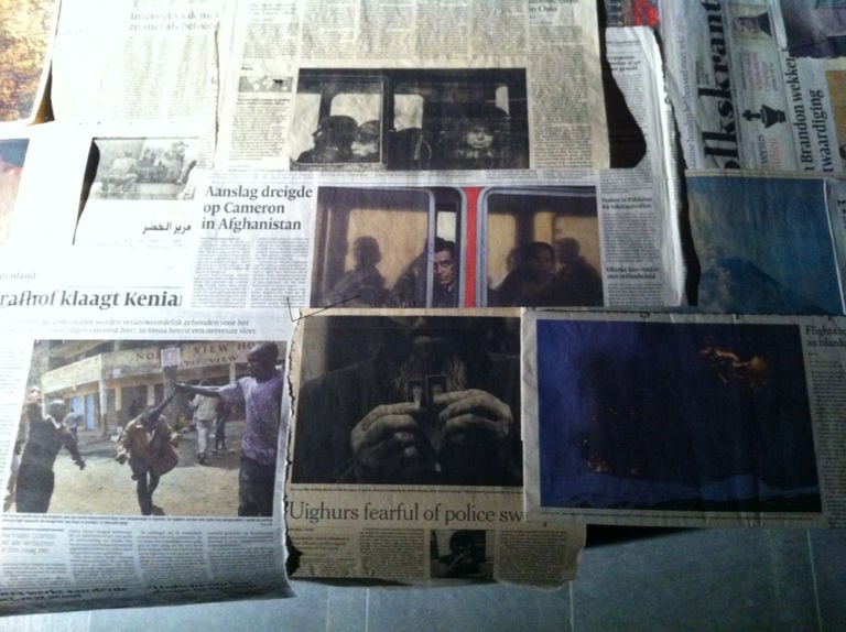 9Rob Johannesma Newspaper 2012particolare dellinstallazione photo Valentina Grandini L’Olanda fra Bolzano e Firenze