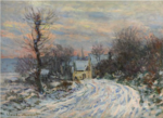 Claude Monet L’Entreé de Giverny en Hiver Quando Sotheby’s le busca da Christie’s. Risultati tiepidi per impressionisti e moderni, a Londra tengono Monet, Kirchner e Dix