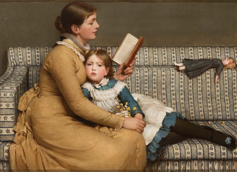 George Dunlop Leslie Alice nel Paese delle meraviglie 1879 Mart in salsa british: al fianco del Postmodernismo, da Liverpool arriva la mostra che mette gli artisti davanti ad Alice nel paese delle meraviglie. Tutte le foto, su Artribune