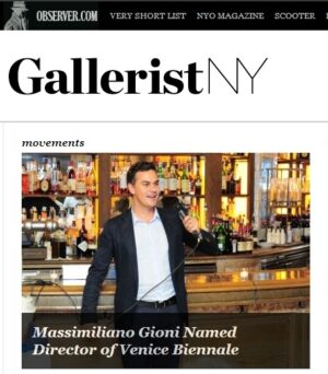Massimiliano Gioni alla Biennale: dal New York Times ad Artforum, l’Italia dell’arte già protagonista sui media internazionali. E Jerry Saltz prenota l’hotel a Venezia…