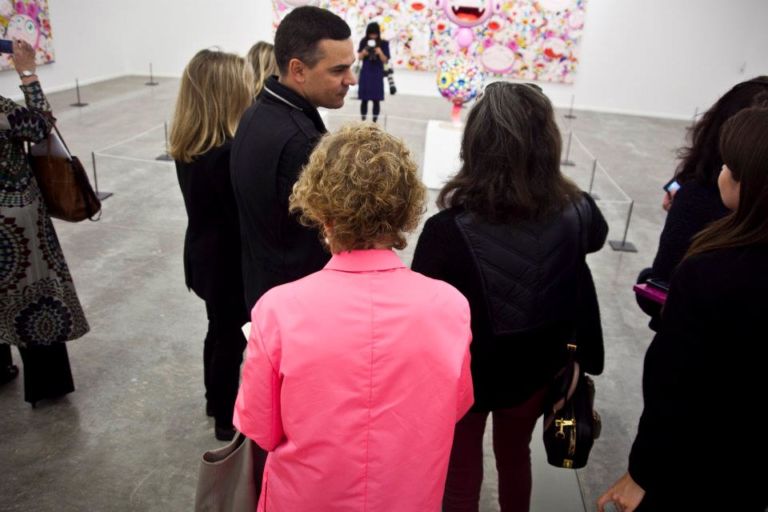 murakami8 Murakami webstar. L’artista giapponese inaugura una “gigantesca” personale in Qatar curata da Massimiliano Gioni. E per una volta il museo non fa il misterioso