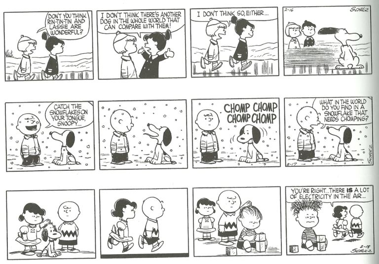 peanuts06 12 anni il 12 febbraio. Omaggio al papà di Snoopy