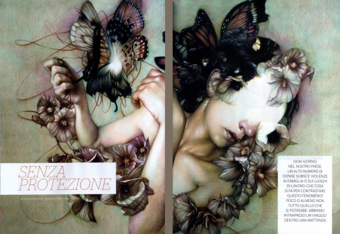 Marco Mazzoni per Playboy Arte a luci rosse? Le streghe di Marco Mazzoni si spogliano su Playboy. Ma è per una buona causa…