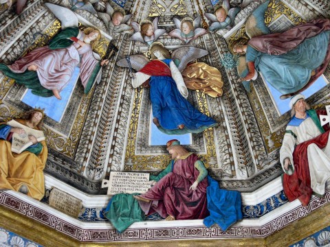 Melozzo da Forli Dome decoration II Romagna iam felix