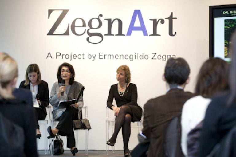 Presentazione progetto ZegnArt Milano 1 Paesi emergenti, grandi musei e commissioni di opere ad hoc. A partire da Lucy e Jorge Orta. Ecco gli highlights del progetto ZegnArt presentato a Milano, Artribune c’era