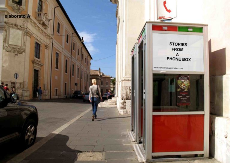 Stories from a phonebox elaborazione digitale per il progetto 2011 Quando il centro d’arte scende sulla terra. A Firenze EX3 aperto ai portfolio dei giovani artisti, si parte con Gaetano Cunsolo