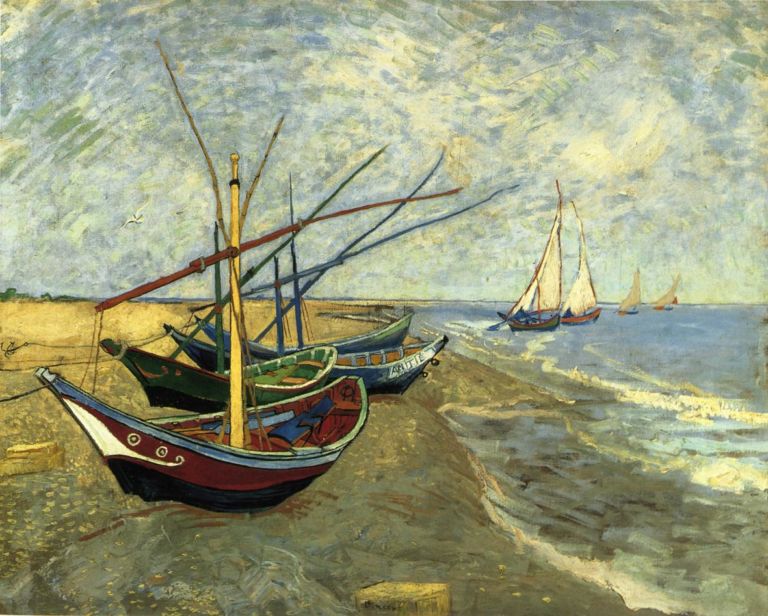 VanGogh barche Van Gogh e la spettacolarizzazione dell'arte