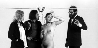 Vettor e Mimma Pisani, Michelangelo e Maria Pistoletto, per la preparazione della mostra Plagio, 1973 - photo Elisabetta Catalano