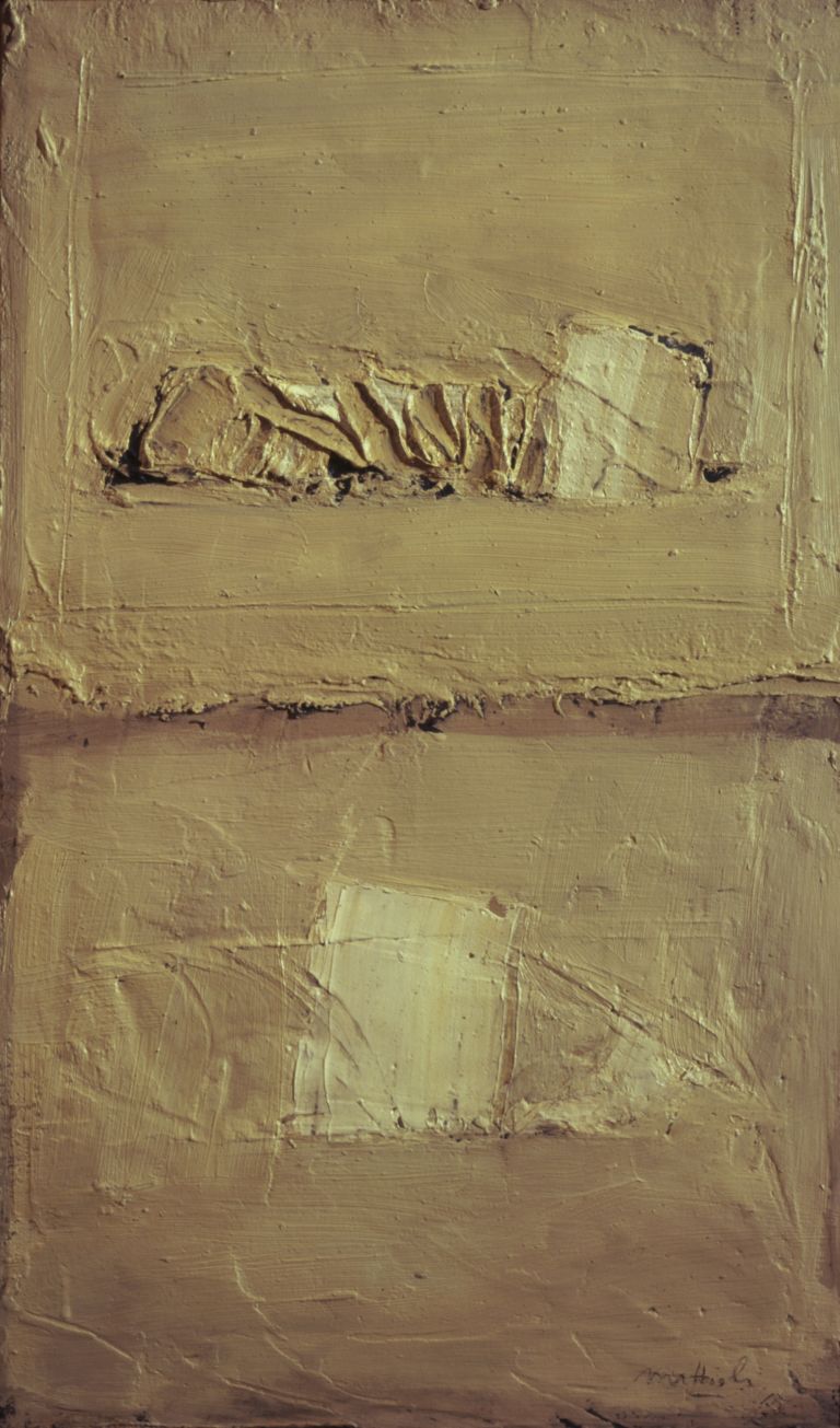 8 Carlo Mattioli Natura morta 1965 olio su tela cm 50x30 Collezione Privata Mattioli e Morandi: un dialogo nel tempo