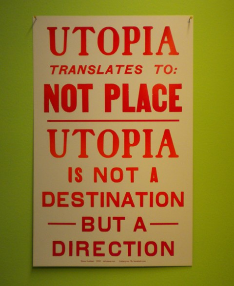 9 Steve Lambert Utopia and fight Questione di populismo. Giustappunto a Parigi