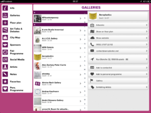 Brussel Updates: per la trentesima edizione la fiera Art Brussels sfoggia una app da primato (e da copiare). Pratica e usabilissima per visitatori, espositori e collezionisti