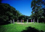 Daniel Buren 1 La Cabane éclatée aux 4 salles costruzione con specchi 2004 5 Fattoria di Celle Collezione Gori foto Aurelio Amendola Festa di compleanno in Provenza. Fotogallery dalla Collezione Gori, che festeggia i trent’anni alla Fondation Maeght di Saint-Paul de Vence