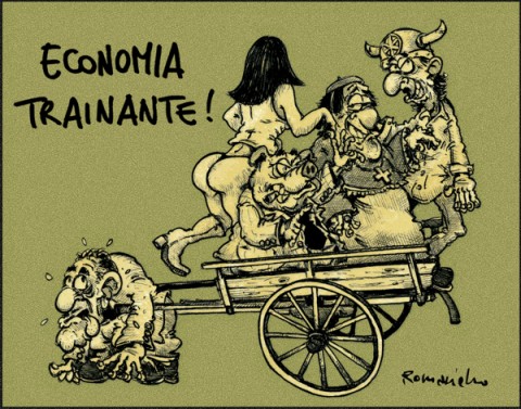 Economia trainante di Umberto Romaniello Tutto il male della satira