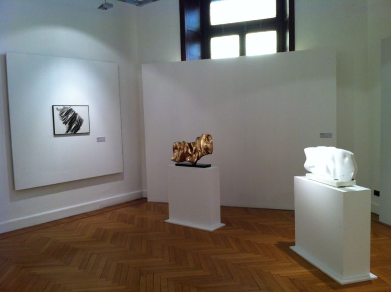 Giò Pomodoro veduta della mostra a Palazzo del Monferrato Alessandria 3 L’interminabile percorso di uno scultore