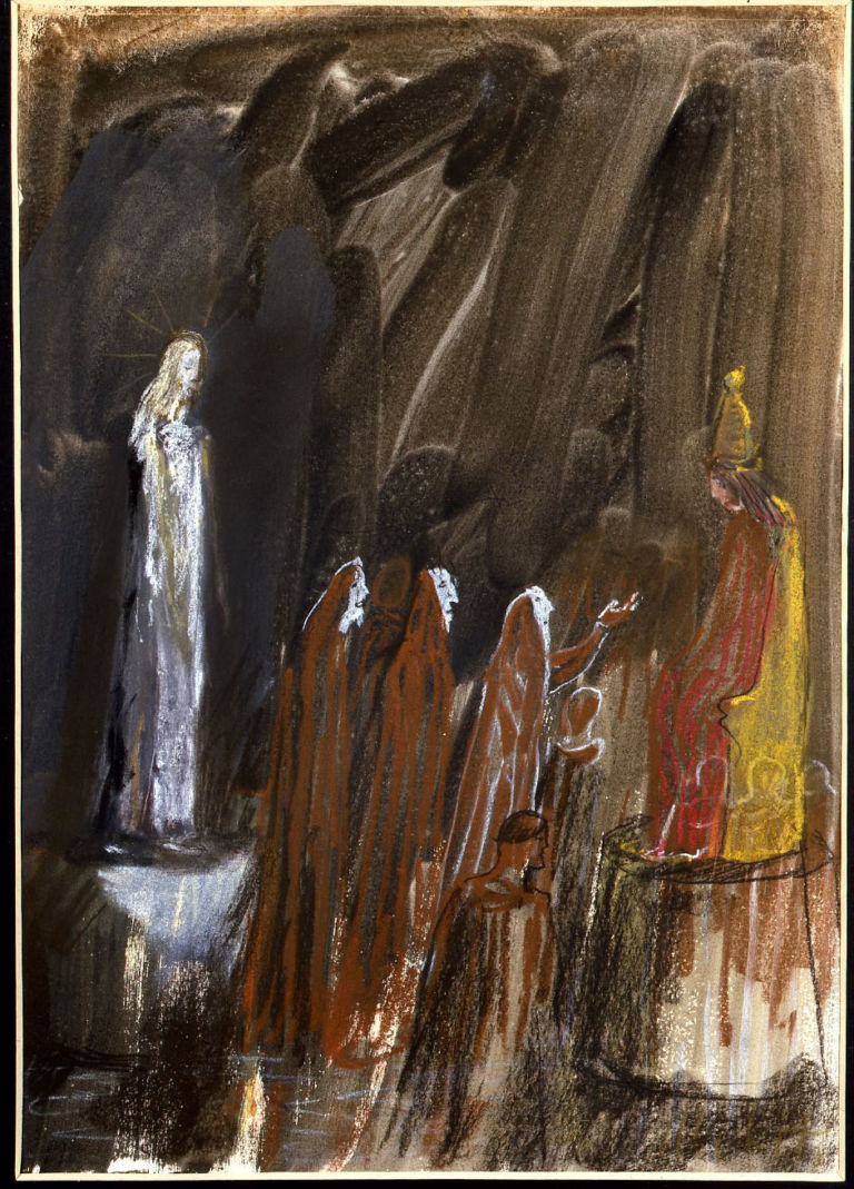 La via Crucis di Fausto Melotti 3 Un cammino verso la fede, e verso la pittura. Al Musma di Matera la Via Crucis dipinta da Fausto Melotti. Ecco le immagini del ciclo mai esposto prima