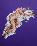 Vitshois Mwilambwe Bondo Pleasures 2011 12 acrilico e collage su tela cm 160x130 Vitshois Mwilambwe Bondo e le sue geografie emotive
