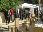 lo stand di Impossible Living in Cascina Cuccagna Saloni Updates: Good Design, in Cascina Cuccagna. Grande successo di pubblico, ottimo bilancio per gli espositori. Tra sostenibilità, natura e impegno sociale