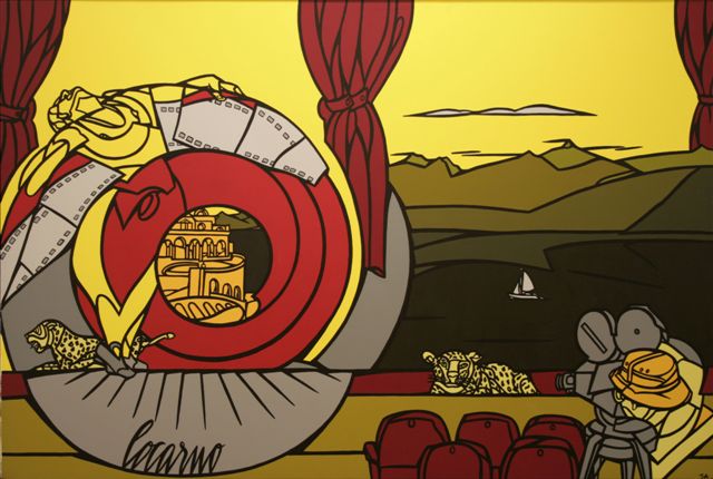 ADAMI Locarno acrilico su tela 132x198 cm Adami torna alle origini