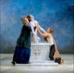 Bill Viola Emergence 2002 Video Installazione Sacre conversazioni in video. Bill Viola chez Panza