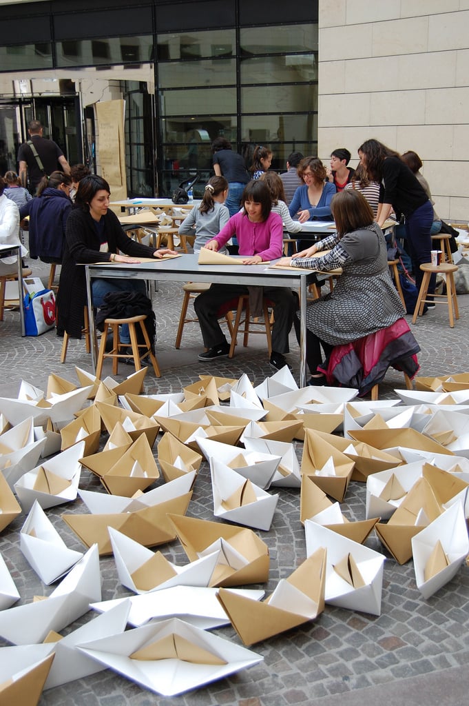 Quando la notte è verde. A Rovereto una due giorni tutta dedicata all’acqua e all’eco-sostenibilità. Tra flotte di barchette di carta, liberate lungo i vicoli del centro…