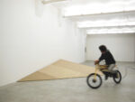 MICHELE BAZZANA motohome 2012 veduta della mostra 4 Courtesy SpazioA Pistoia Sfrecciando in moto in galleria