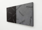Robert Barry Black Marble Diptych 2012 due quadrati 50 x 50 cm ciascuno Arte come idea di un'idea