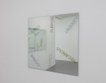 Robert Barry Mirrorpiece with multicolored words 2011 100x100 cm Arte come idea di un'idea
